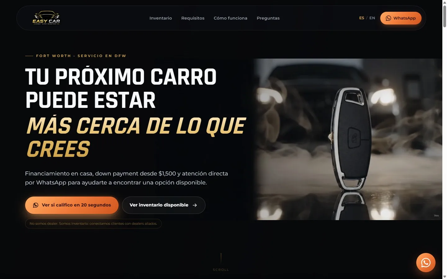 Easy Car Inventory website