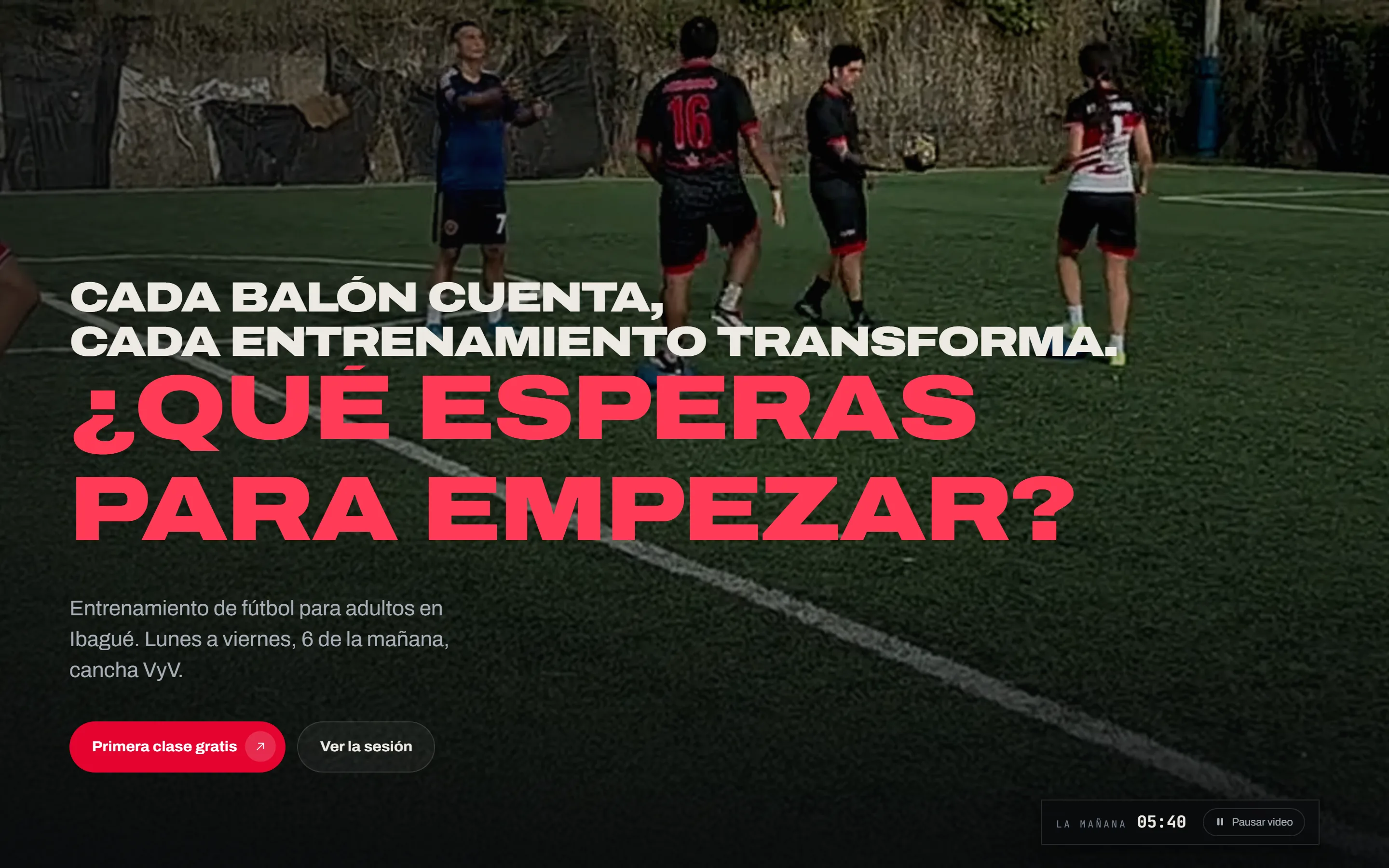 Portada de Soccer Fit con metraje real de entrenamiento